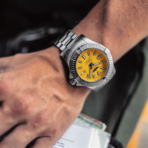 breitling avenger automatic 45 seawolf review|breitling avenger seawolf yellow.